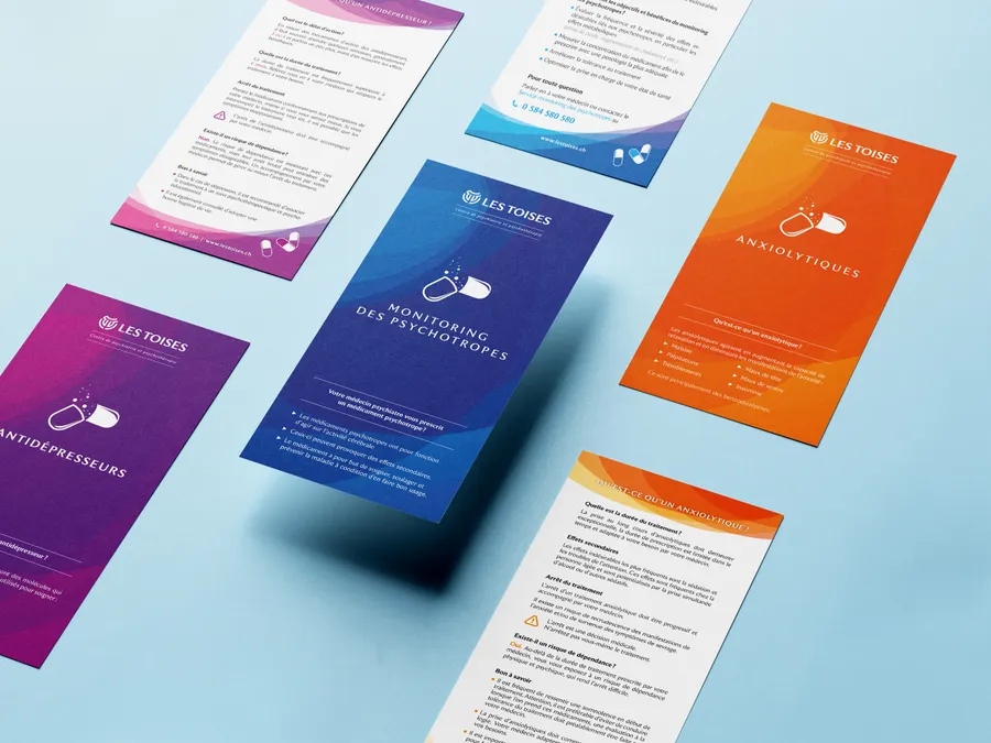 Flyers d'information patients — Les Toises